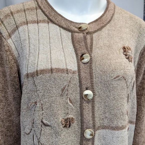 MOFFI INTERNATIONAL vintage button up cardigan sweater - Picture 4 of 6